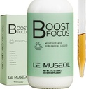 USA-Made Lions Mane Boost Focus Multivitamin Sublingual Liquid: Essential Energy Supplement mit Vitamin B3, B12, CoQ10, L Theanine und Koffein für maximalen Fokus