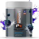 Proven4 Pre Workout Pulver für Männer und Frauen mit Kreatin - Beta Alanine - Koffein NSF zertifizierte Preworkout Energy Supplement Blue Raspberry 30 Servietten