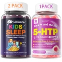 5HTP-Gummien mit Magnesium-Glycinat + Kinder Schlafgummis - Magnesium-Glycinat-Gummien