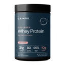 Gainful Collagen Whey Protein Powder, 21g Protein per Servieren, Unflavored, Unterstützt Muskelrückgewinnung, Gelenkgesundheit und Hautpflege mit Grass-Fed Collagen Peptides, Vitamin C, 14 Servierungen