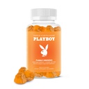 Playboy – Ginseng Gummies (60 Count - Peach Flavored) - Perform Harder, Longer, Better - Panax Ginseng Supplement Gummy für Männer und Frauen - 100% natürlich, Vegan Non GMO Ginseng Root 6:1 Extrakt
