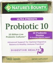 Nature's Bounty Ultra Strength Probiotikum 10, 140 Kapseln