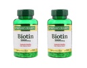 Set von 2 Nature's Bounty® Biotin 5000 mcg, 150 Softgels