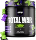 REDCON1 Non Stim & Caffeine Free Pre Workout Powder for Women & Men - Total War Pump - mit L-Citrulline, Beta Alanine & More - Workout zu jeder Tageszeit - Sauer Gummy Bear (10.72 oz)
