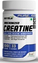 Reine mikronisierte Kreatin Monohydrat Pulver- 100grams | Vor/Post Workout Ergänzung für Muskelreparatur und Erholung