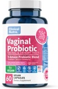 Klinische Nutra Vaginal Probiotika für Frauen pH Balance, Vaginal Odor Control mit Präbiotika & Lactobacillus Blend - Frauen Health Supplement Gesunde Vaginal Flora Support 60 Kapseln