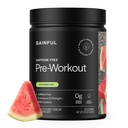 Gainful Caffeine Free Pre Workout Pulver mit Kreatin, Wassermelone Flavor, unterstützt Stärke, Ausdauer, & Erholung, BCAAs, Beta Alanine, L-Citrulline, keine künstlichen Zutaten, 20 Servierungen