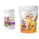 BariatricPal 30-Day Bariatric Vitamin Bundle (Multivitamin ONE 1 pro Tag! Kaubar mit 45mg Eisen - Mischbeere und Calcium Citrate Weichkäse 500mg mit Probiotika - Orange Creamsicle)