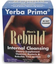 Yerba Prima Cleanse Men Rebuild Kit - 30 Tage Innenreinigung Ergänzungen für Männer - Prostata & Colon Gesundheit - Kidney & Liver - Natürliche Kräuter Psyllium Fiber, Aloe Vera, Milchdistel Seed