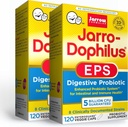 Jarrow Formulas Jarro-Dophilus EPS - 5 Billion Organisms Per Serving - 120 Enteric beschichtete Veggie Caps, Multi-Strain Probiotic - Intestinal & Immune Health, 120 Count (Pack von 2)