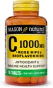 MASON NATURAL C 1000 MG Plus Rose HIPS und BIOFLAVONOIDS Complex