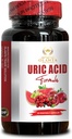 URIC Säure-Unterstützung - Urinär Trakt-Unterstützung mit Cranberry, Chanca Piedra, Tart Cherry, Uric Acid Support Capsules, Kräutermischung - 1 Flasche 60 Kapseln