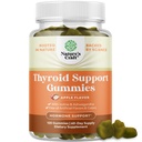 Natures Craft Vegan Thyroid Gummis mit Sea Moss - Schilddrüse unterstützen Gummis für umfassende Unterstützung für Männer und Frauen mit Iodin Selen und anderen potenten Vitaminen - Gelatin-Free Non-GMO 120
