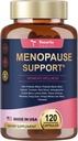 Menopause Ergänzungen für Frauen, Multibenefit & Complete Black Cohosh, Ashwangandha Roots, Menopause Probiotics für Frauen, All-Natural Probiotic, Premium Zutaten