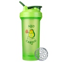 BlenderBottle Just for Fun Classic V2 Shaker Bottle Perfekt für Protein Shakes und Pre Workout, 28-Ounce, Avo Cardio