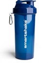 Smartshake Lite Protein Shaker Bottle 1000ml | Leakproof Gym Shaker Trinkflasche für Protein Shakes | Klare Polypropylen Wasserflasche, BPA Freie Protein Pulver Shaker Cup für Männer & Frauen, Navy Blue