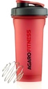 AGARO Magnum Shaker Bottle, 750 Ml, Steel Shaker Ball, Sipper Bottle Ideal für Protein, BPA frei, Leakproof, Rot
