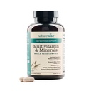 NatureWise Multivitamin für Männer + Stress-Unterstützung + Fulvic Ionic Minerals + Probiotika für Immunität, männliche Gesundheit, Verdauung + Ganze organische Lebensmittel - Vegetarisch, Non-GMO - 60 Kapseln[1-Monat-Versorgung]