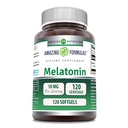 Erstaunliche Ernährung Melatonin 10mg Softgels Supplement | Non-GMO | Gluten Free | Made in USA (120 Count)
