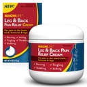 MagniLife Leg & Back Pain Relief Cream, Fast-Acting Schmerzen Relief, Natürlich beruhigen Burning, Tingling und Stabbing Schmerzen mit Aloe und Calendula - 4oz