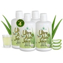 Wunder von Aloe Ultra Aloe Vera Juice, 1 Qt. 4 Pack, Ganzer Blatt, Rein, Filtert, zertifiziert für Inhalt und Reinheit (Gallon)