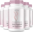 rize labs (5 Pack) Cellinea - Cellinea Pillen, Cellinea Kapseln für gesünder Haut, Cellinea zu erhöhen Haut Hydration, Cellinea All-Natural Nahrungsergänzung,Cellinea Bewertungen (300 Kapseln)