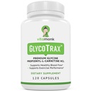 VitaMonk GlycoTrax™ GPLC Extra Large Bottle - 120 Capsules of High-Absorption Glycine Propionyl-L-Carnitine with No Artificial Fillers - Glycine Propionyl L Carnitine Supplement