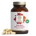 PURE SYNERGY SuperPure Beta 1,3-Glucan Extrakt | 500 mg Beta 1,3-Glucan Ergänzung von Algae | Yeast-Free, Non-GMO, Standardisierter Extrakt | Unterstützt Immungesundheit und Verdauung (60 Kapseln)