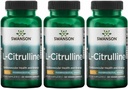 Swanson L-Citrulline - Natürliche Ergänzung Förderung der Herz-Kreislauf-Gesundheit & Energie-Unterstützung - Hilft die Zirkulation zu erhöhen - (60 Kapseln, 850mg Jeder) (3 Packung)