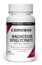 Kirkman - Magnesium Bisglycinate Buffered Chelate - 180 Kapseln - Relaxes Nerves & Muskeln - Promotes Ruheschlaf - Allergiker