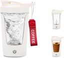 Elektrische Shaker Bottle, Portable Protein, Mixer Cup, USB C Shaker für glatte Protein Shakes, BPA-frei, Tritan, 450ml, 16oz, Stir Cup, 500mAh wiederaufladbar