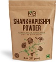 MB Kräuter Shankhapushpi Pulver 8 oz (227 Gramm) | Shankhpushpi Pulver | Convolvulus pluricaulis | Kräuternahrung