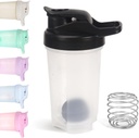 D.Y.A 16oz Shaker Bottle,Leak Proof Sports Shaker Cups für Protein Shakes,Shaker Bottle for Pre Workout and Travel To Go,BPA Free & Easy Clean Protein Shaker Bottle, Schwarz