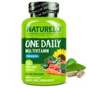 NATURELO Mens Multivitamine für Männer 50+ - Eine tägliche Multivitamin für Männer mit Vitaminen, Mineralien & Bio- Ganze Lebensmittel, Boost Energy & Health, Non-GMO, 120 vegetarische Kapseln