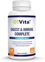 Digest & Immune Complete Probiotics & Prebiotics für Frauen & Männer, unterstützt Verdauungs- & Gut Gesundheit, unterstützt Nährstoff-Absorption & Immune Gesundheit (60 Non-GMO Kapseln)