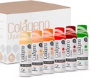 Hydrolysiertes flüssiges Kollagen für Damen und Herren (30 Pack) – 3X schnellere Absorption, 10g Collagen Drink für Anti-Aging, Haarwachstum & Gelenkunterstützung- Einzelne Schüsse - 6 Tropische Aromen