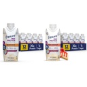 Stellen Sie sicher, Max Protein Nutrition Shake mit 30g Protein, 1g Zucker, High Protein Shake, Creamy Peach und Cherry Cheesecake Variety Pack, 11 fl oz, Pack von 12