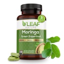 B'LEAF NATURE Bio Moringa Kapseln 1000mg, 180 Count – Moringa Kapseln mit Bio Olefeira Pulver für Immununterstützung, Energie & Balance – Vegan, Non-GMO Ergänzungen für tägliche Wellness