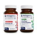 Metagenics Berberine GT (60 Kapseln) & UltraFlora Control Probiotic (30 Portionen) - Unterstützt Herzgesundheit - Aids Healthy Body Composition