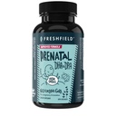 Freshfield Prenatal Vegan Omega 3 DHA: Nachhaltige, Carrageenan Free, Dritte getestet, Kompostierbare Flasche, Carbon Neutral. Unterstützt Herz, Gehirn, Gelenkgesundheit w/DPA