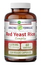 Erstaunliche Formeln Red Yeast Rice Complex | 1570 Mg Pro Servieren | 120 Veggie Kapseln | mit Alpha Lipoic Acid, CoQ10, Milk Thistle Extract | Made in USA