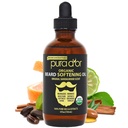 PURA D'OR 4 Oz ORGANIC Bart Erweichendes Öl - Original Sandelholz Duft - Leave-In Conditioner, Argan & Jojoba Öl - Schnurpflege & Wartung, Erhöhen Weichheit & Stärke - Bart Haar, Haut & Gesicht