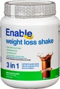 Enable Weight Loss Shake - Rich Chocolate Flavor für leckere & nutritious Meal Ersatz, 2lb 11oz