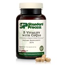 Standard Prozess B Vitalität mit Coq10 - Cellular Health Supplement mit Biotin, Vitamin B12 & Folate - Vegan, Glutenfrei & Non-Dairy - 90 Kapseln (30 Portionen)