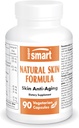 SuperSmart - Natürliche Hautformel (High Potency) - mit Hyaluronsäure, Collagen, Elastin, Ceramide, Silica - Haut Hydration & Elastizität | Non-GMO - 90 Vegetarische Kapseln