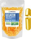 XPRS Nutra Size 2 Empty Capsules - 500 Count Empty Gelatin Capsules - Pills DIY Capsule Filling - Pure Bovine Pill Gel Caps for Do-It-Yourself Supplements (Gold)