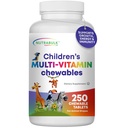 Kinder Chewable Multi-Vitamins - Förderung der Gesamtentwicklung der Kinder - USA-Made, Mai Hilfe zur Unterstützung von Immun-, Knochen-, Gehirn- und Gesamt-Wohlbewesen- Vegan & Gluten Free - 250 Kirschtabletten