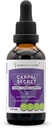 Carpal Secret Alcohol Extract, Tinkture, Glycerite Bromelain, Ananas, Turmeric, Ginkgo, Peppermint, Thyme, Basil. Carpal Tunnel Support (2 FL OZ)