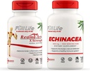 Full Life Reuma-Art X Strength and Echinacea Capsules - Joint Support Supplement - Echinacea Purpurea Extract - Kosher, Gluten-Free - 90 Veggie Capsules Jede