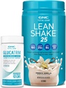 GNC Total Lean GlucaTrim - 120 Kapseln (60 Servierungen) + GNC Total Lean | Lean Shake 25 Protein Pulver | High-Protein Meal Ersatz Shake | Französisch Vanille | 16 Servierungen